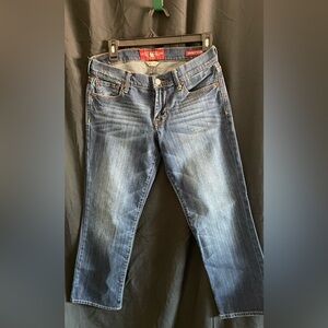 Lucky Brand Straight-Leg Washed Blue Denim Jeans